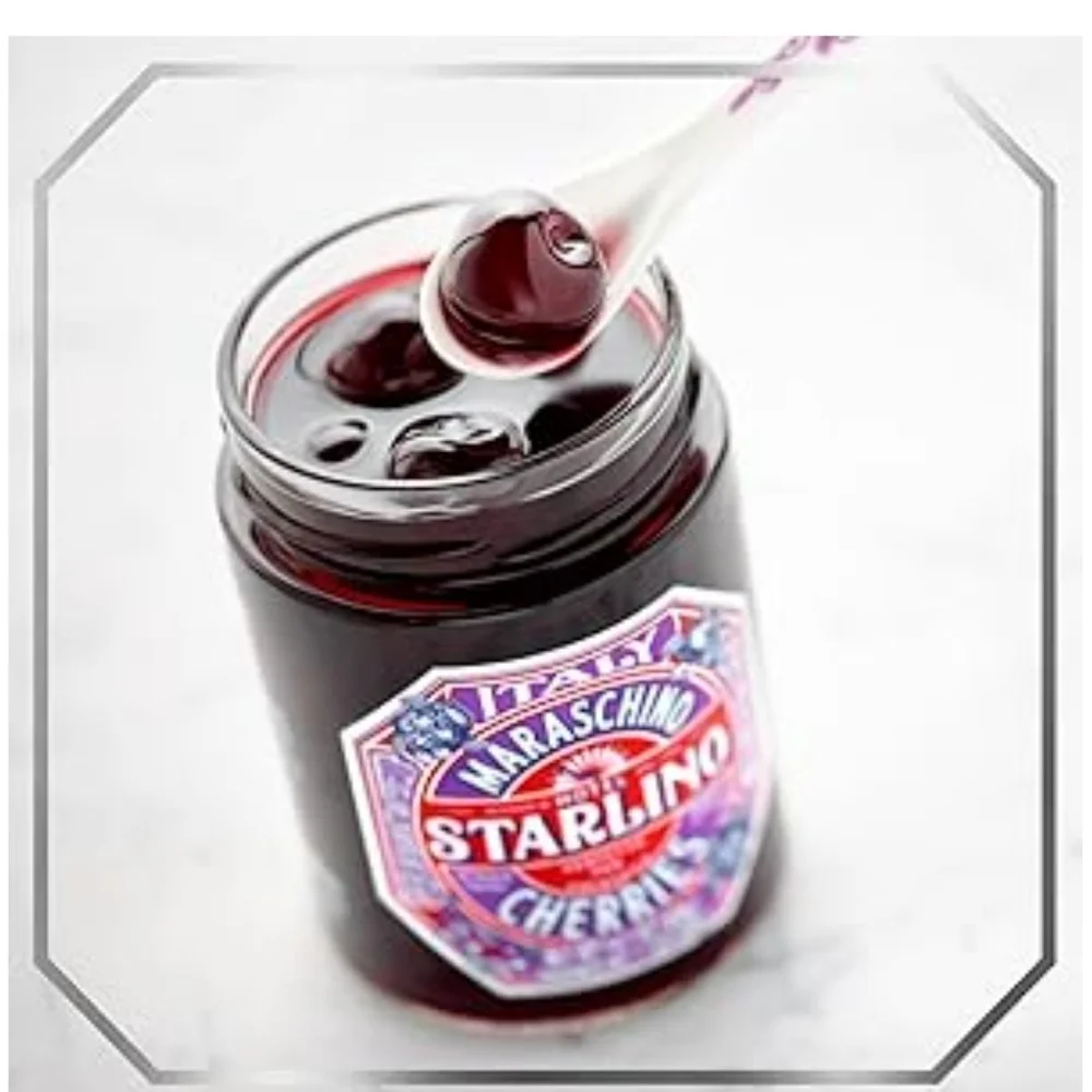 Hotel Starlino Logo Ceramic Spoons (6) ~ Bar Cart ~ Coffee Bar ~ Dessert Spoon